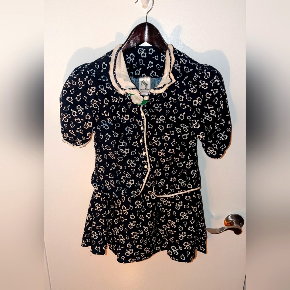Girls Two Piece Top (Youth Size 12) and Skirt (Youth Size 14)